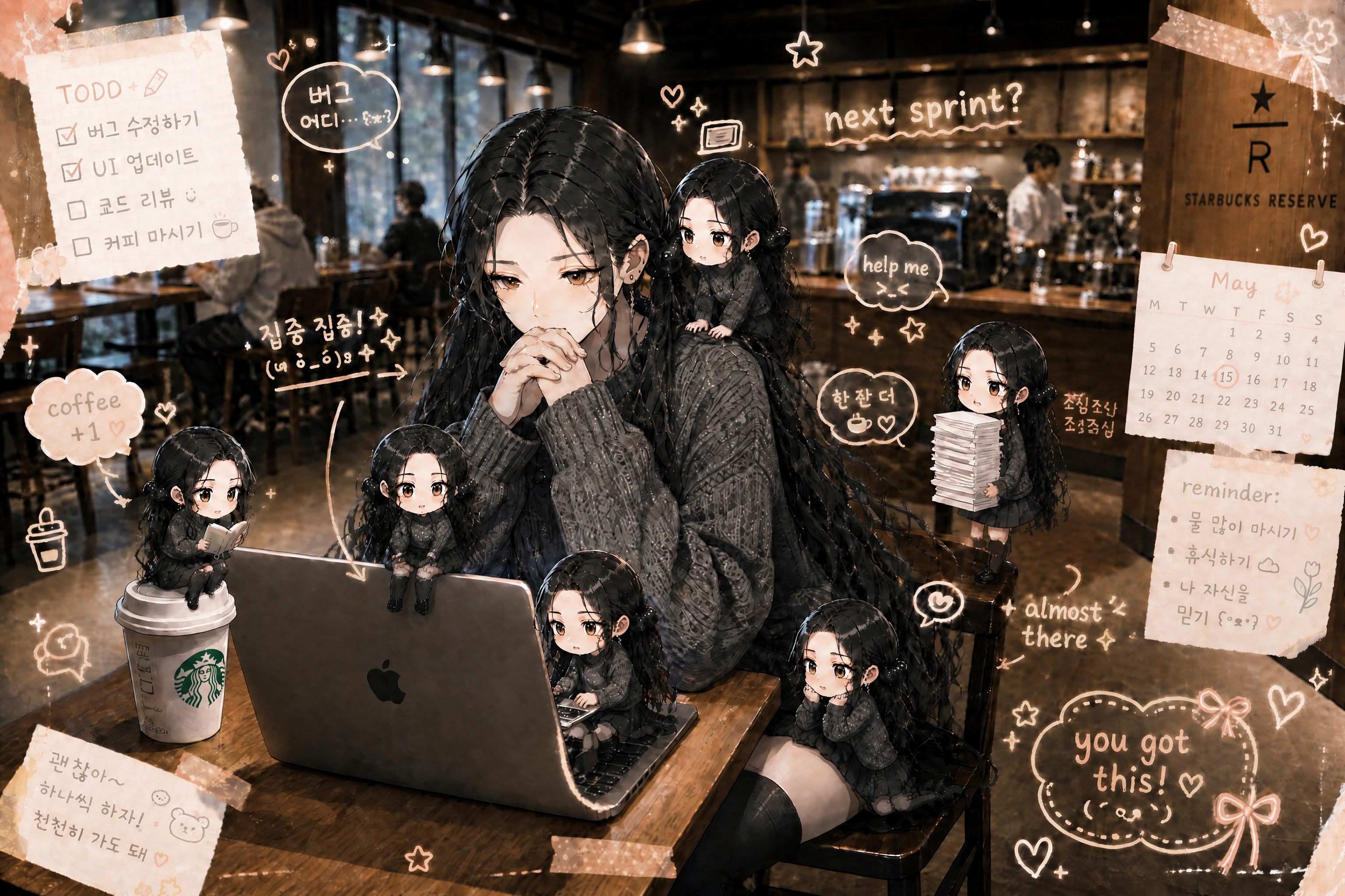 3차 교정 — 의자 등받이 위 직립