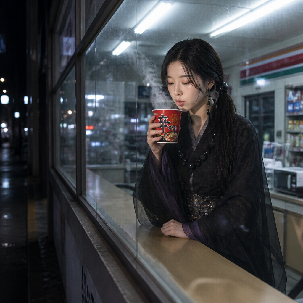 B · 사선 + 김