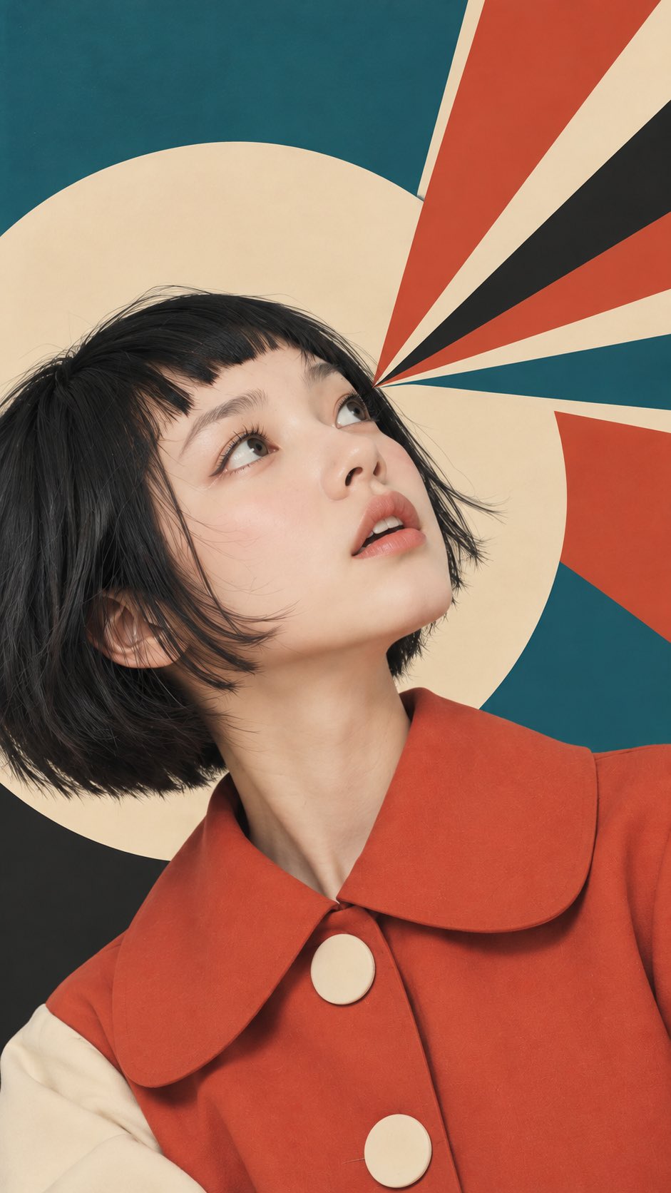 올려다보는 시선 끝에서 빛살이 뻗는 원본 2