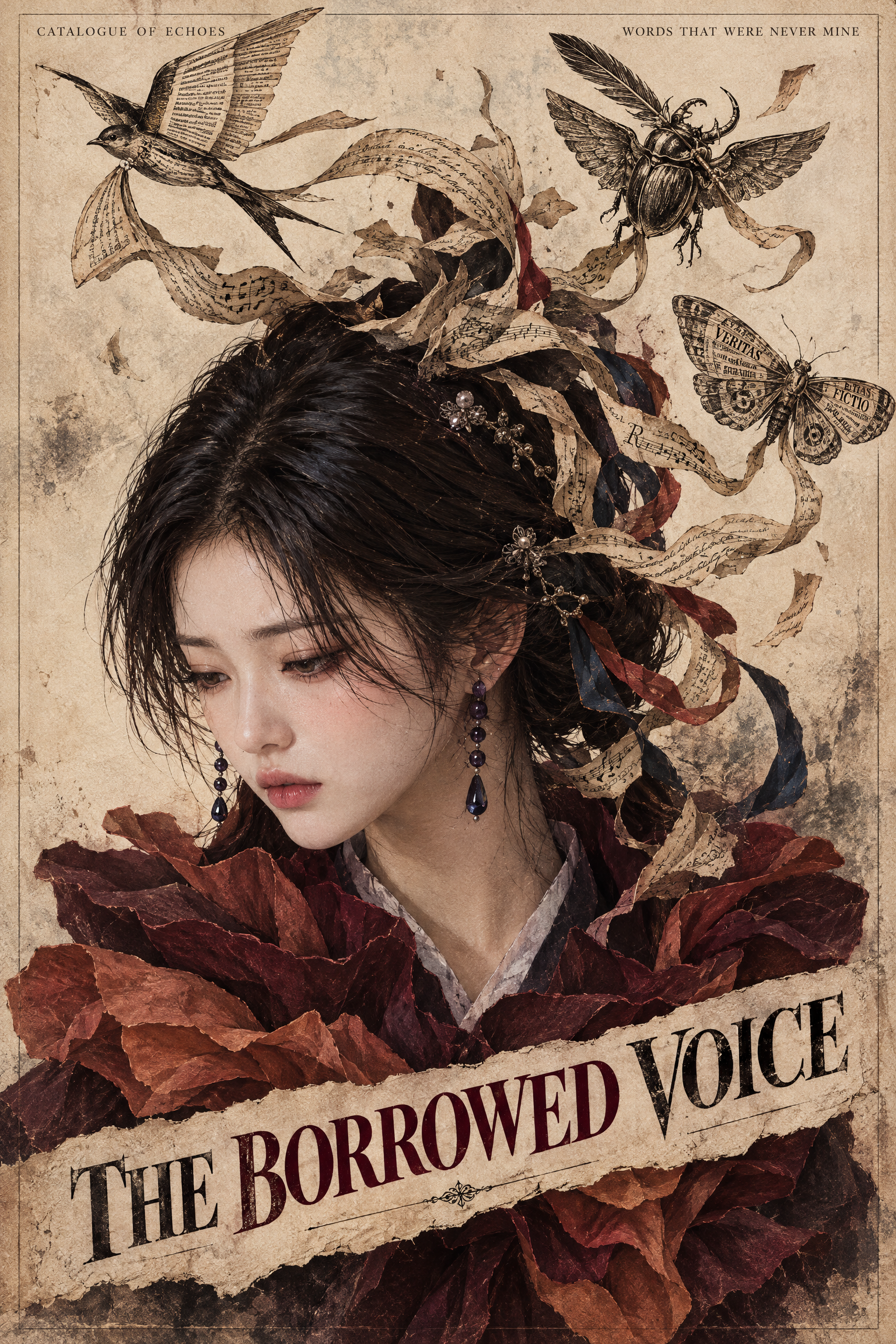 THE BORROWED VOICE 에디토리얼 포스터
