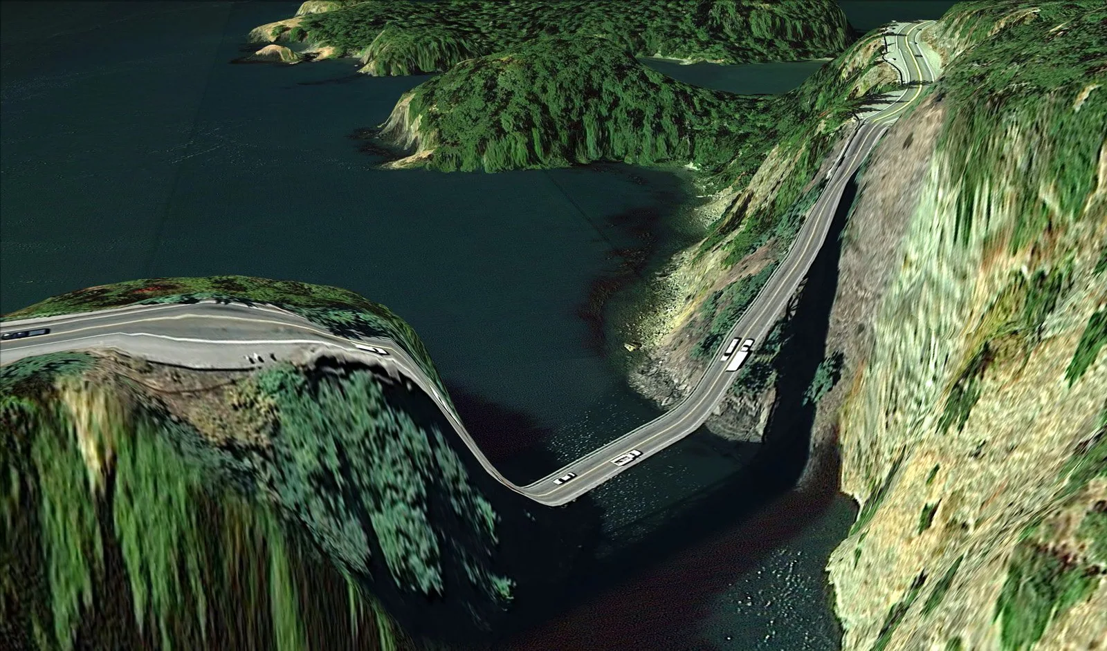 Postcards from Google Earth: Deception Pass